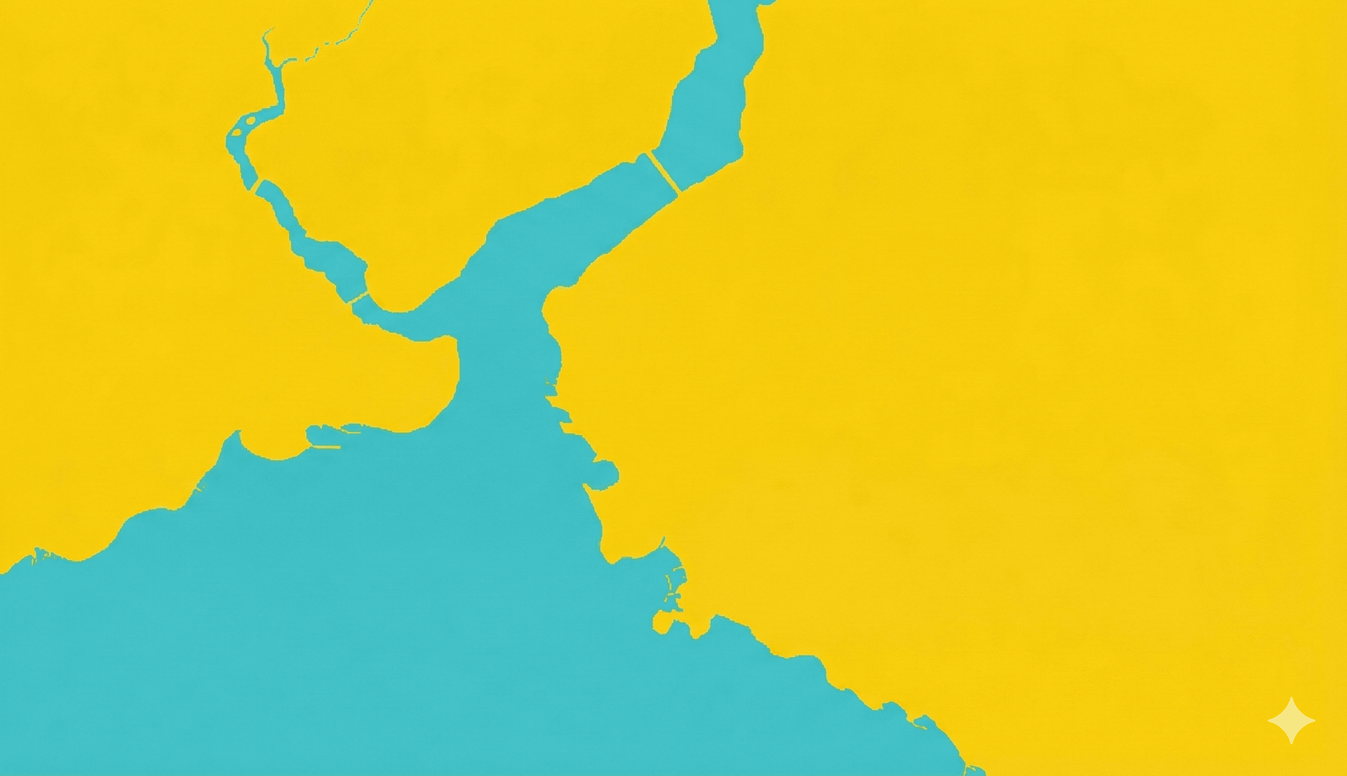 Map of Istanbul's Asian side coastline route